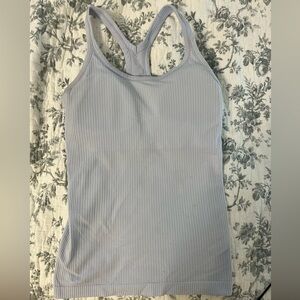 Blue Lululemon Ebb to Street Tank Top